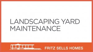 Landscaping yard maintenance